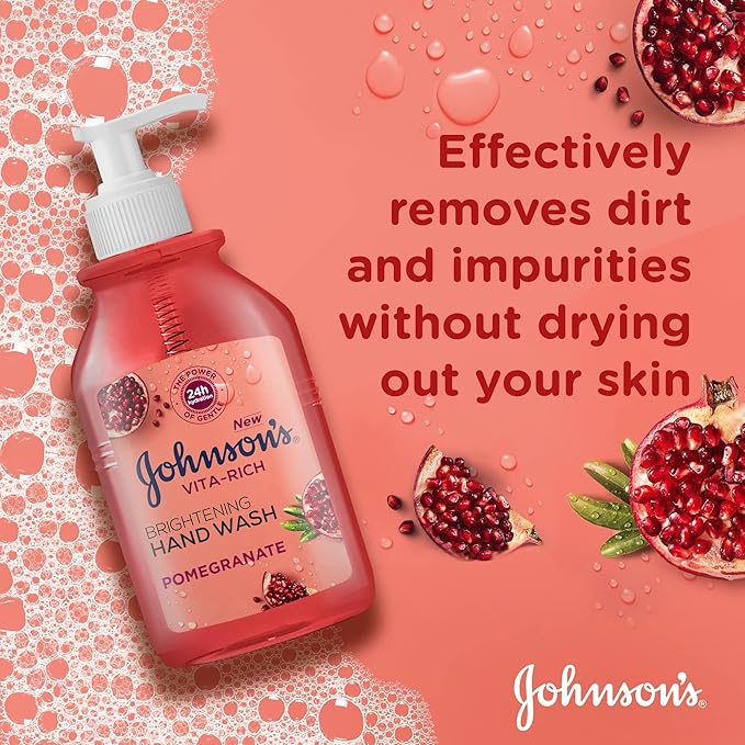 Johnson & Johnson Vita-Rich Brightening Pomegranate Hand Wash 300ml