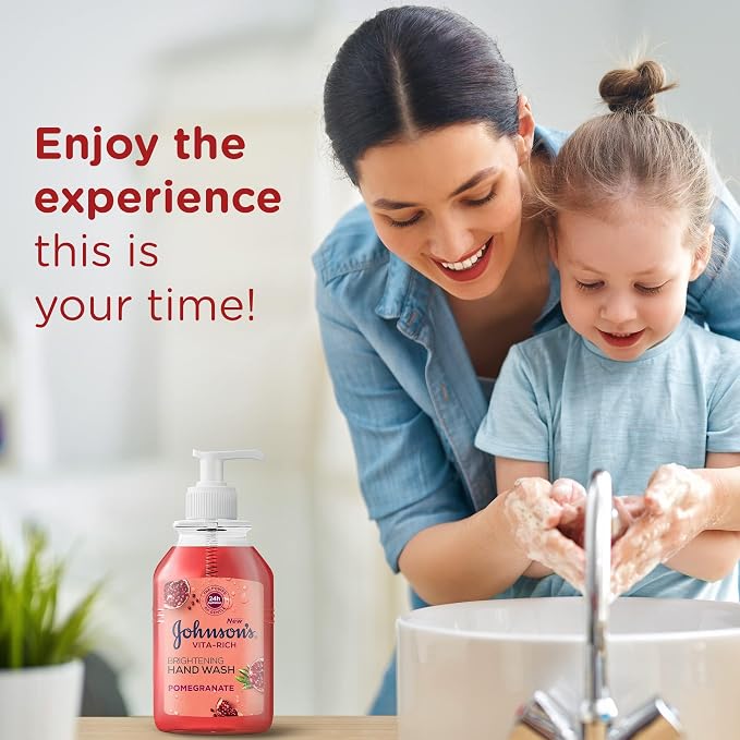 Johnson & Johnson Vita-Rich Brightening Pomegranate Hand Wash 300ml