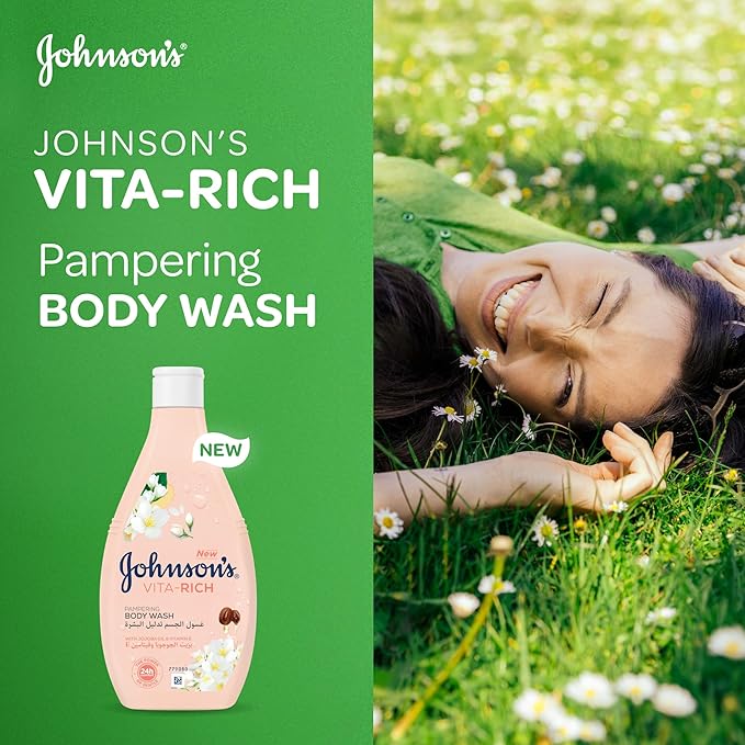 Johnson & Johnson Vita-Rich Daily Pampering Body Wash 400ml