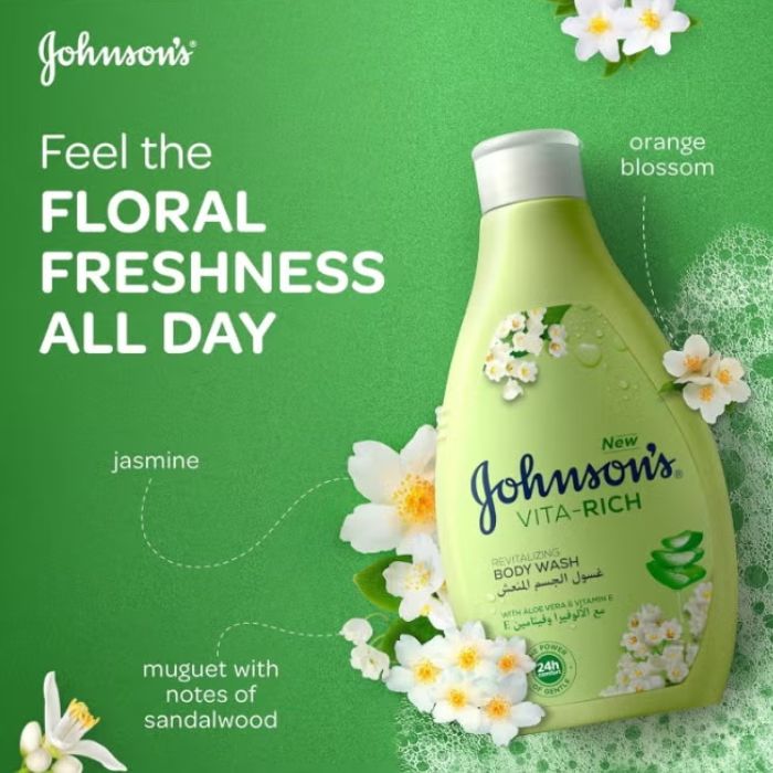 Johnson & Johnson Vita-Rich Daily Revitalizing Body Wash 250ml