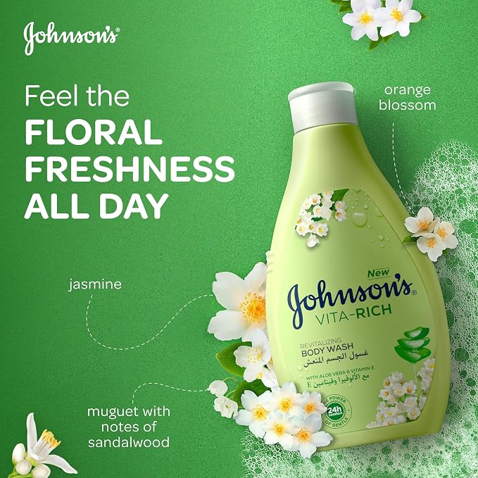 Johnson & Johnson Vita-Rich Daily Revitalizing Body Wash 400ml