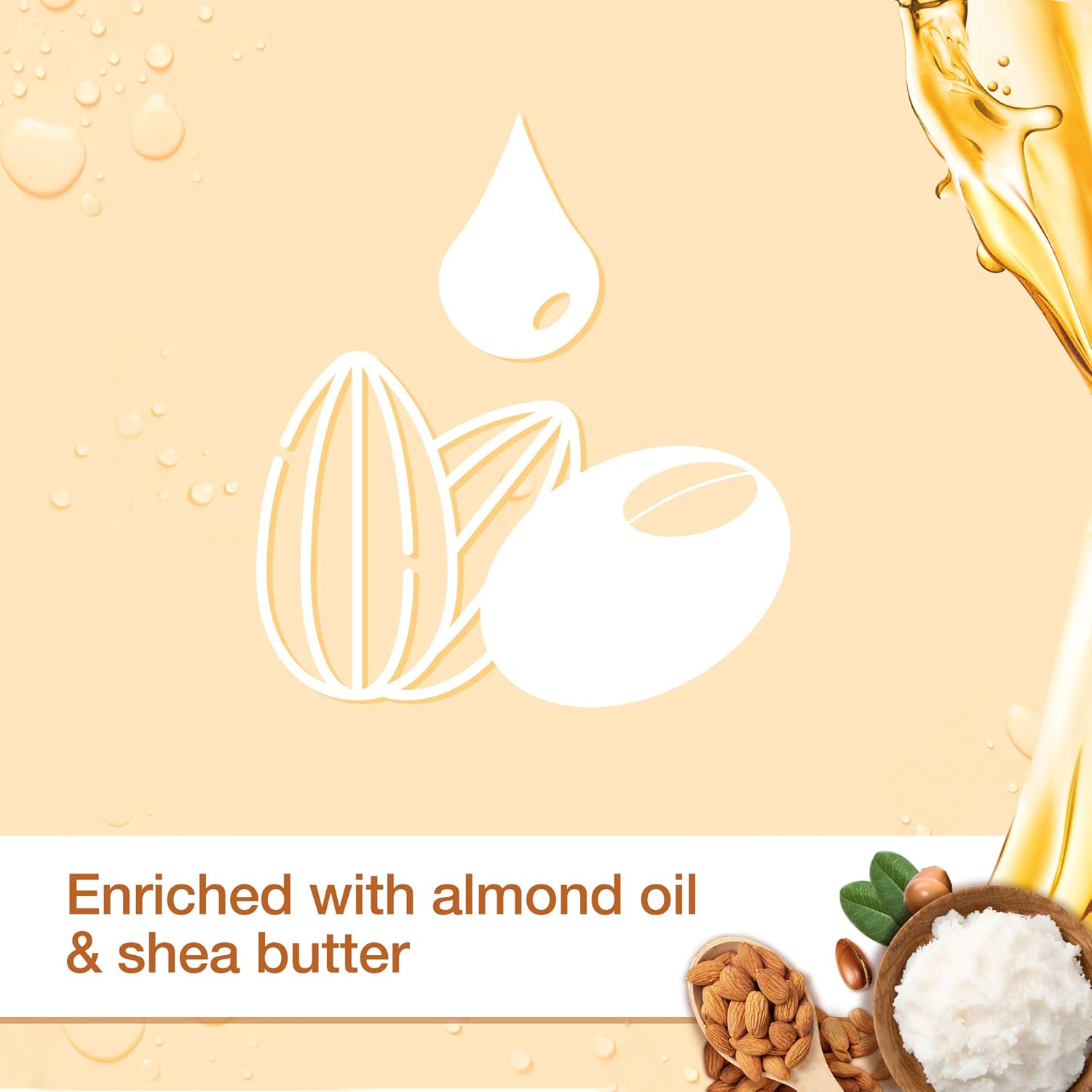 Johnson & Johnson Vita-Rich Oil Infusion Almond Shea Body Lotion 250ml