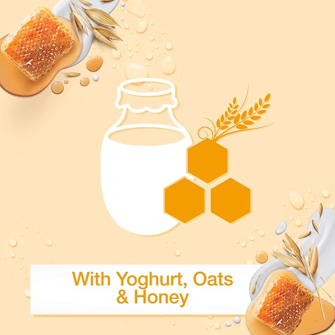 Johnson & Johnson Vita-Rich Smoothies Yogurt Honey and Oats Body Wash 250ml