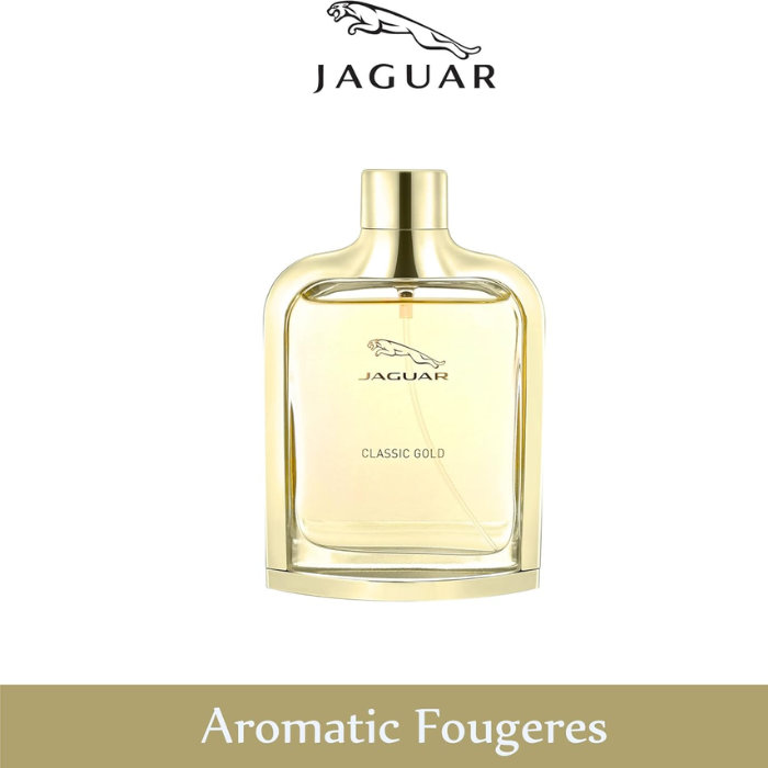 Jaguar Classic Gold Eau de Toilette Spray for Men, Bold & Sophisticated Masculine Fragrance 100ml