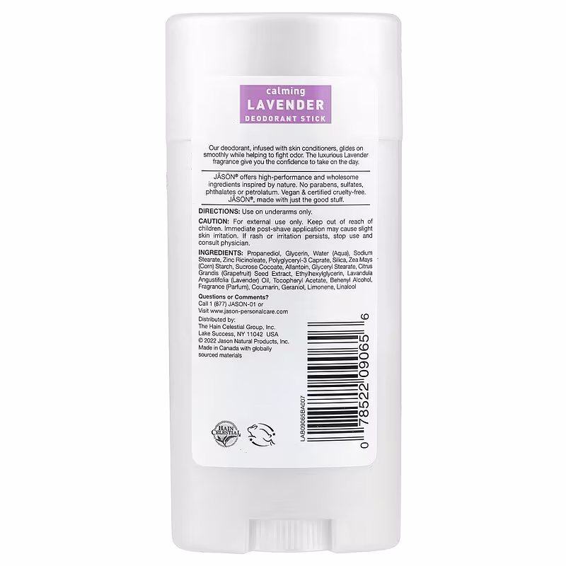 Jason Calming Lavender Deodorant Stick 2.5 Oz