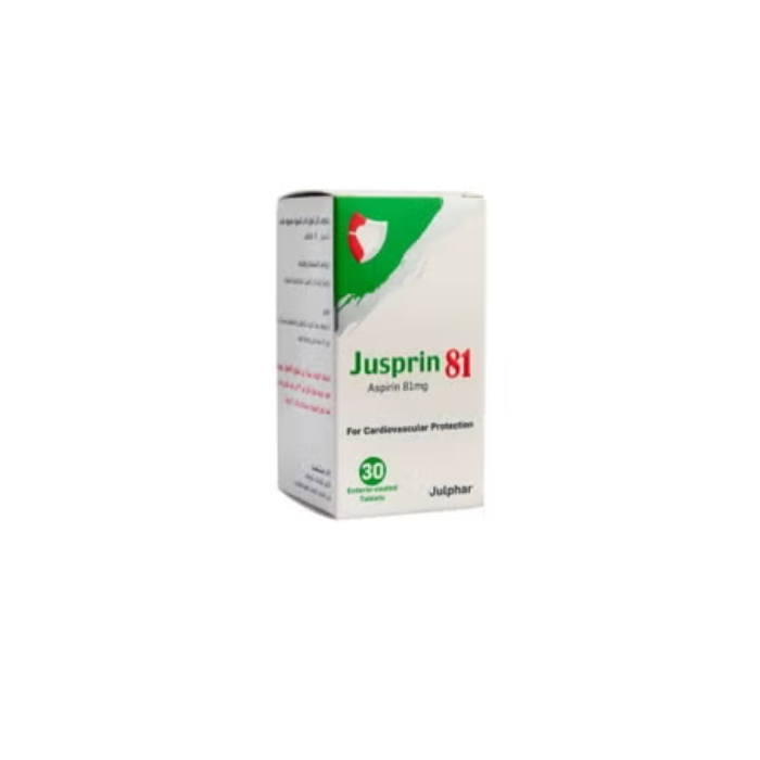 Jusprin 81MG Tab 30s