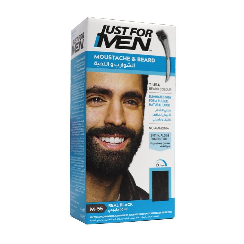 Just For Men Moustache-Beard Colour Real Black