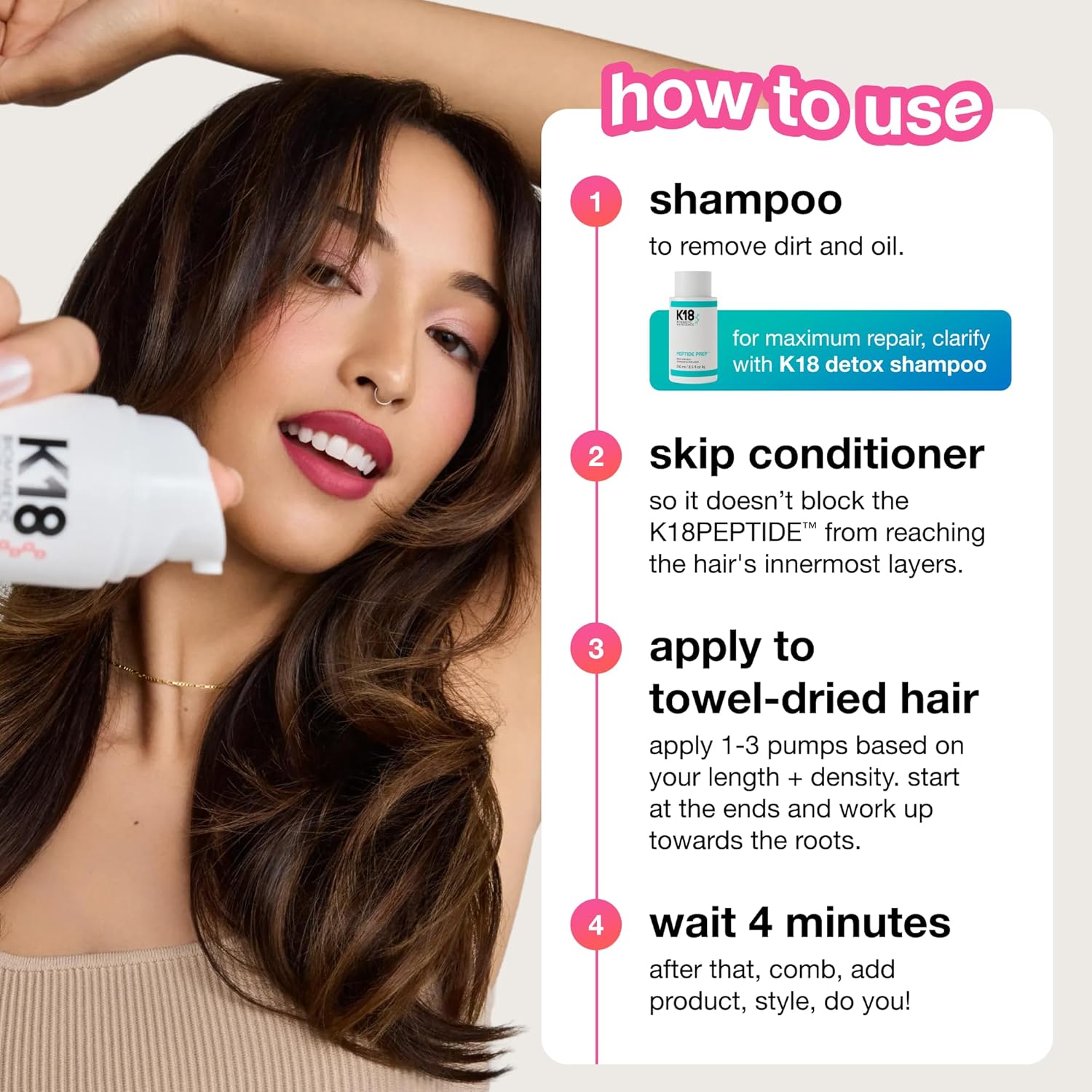 K18 Leave-In Molecular Repair Hair Mask 50ml