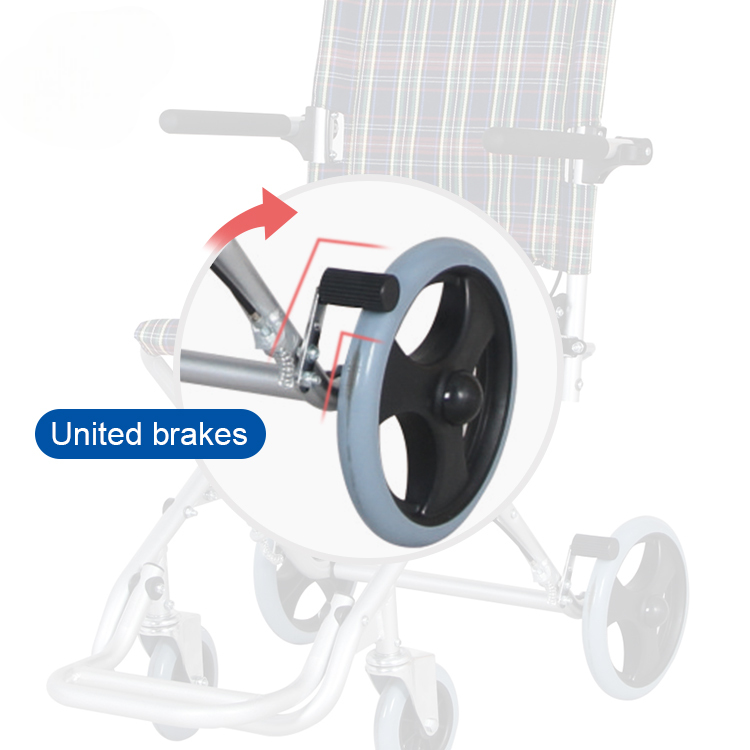 Kaiyang Transit Type Light Weight Aluminium Wheel Chair - KY9001LB
