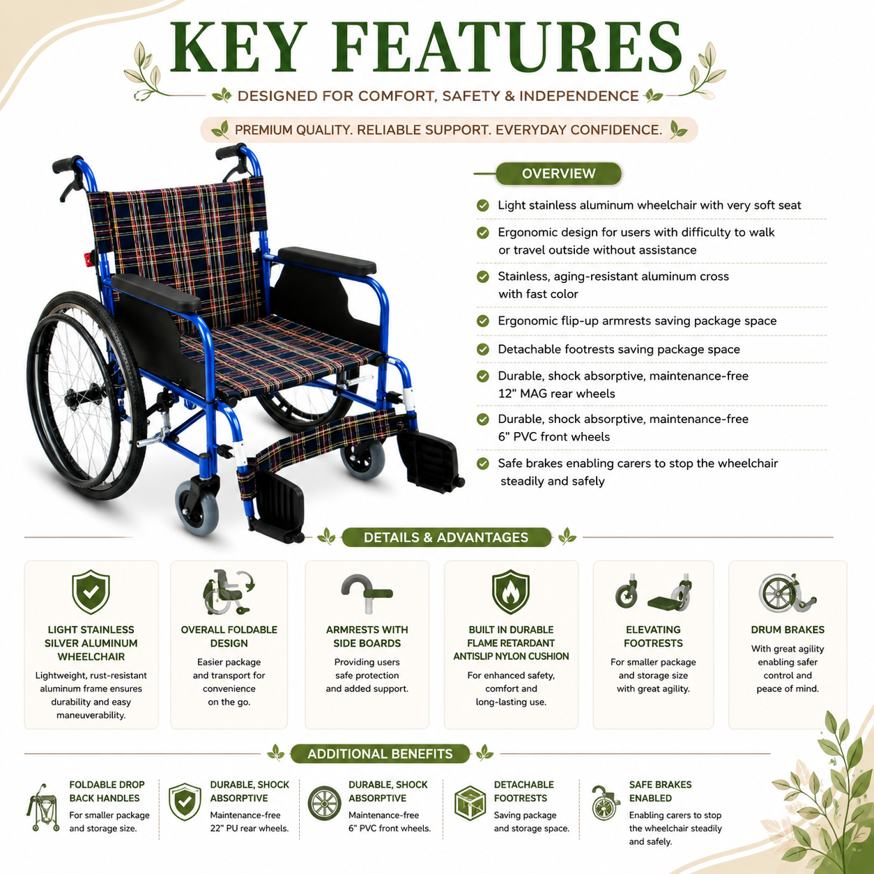 Kaiyang Wheelchair KY874LAH-41