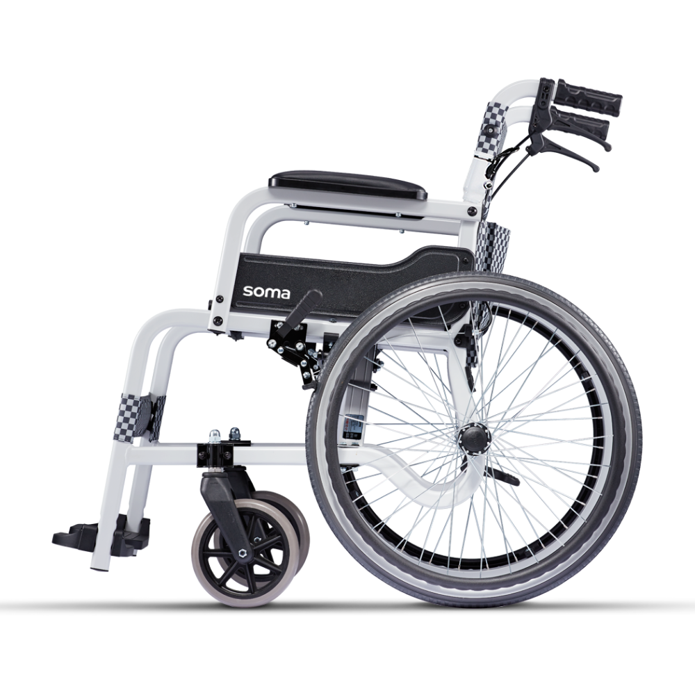 Karma Soma 105 Wheel Chair 18'16-Whitet-Black-7 22F: Sm-150.5