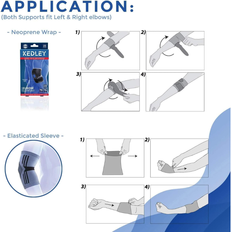 Kedley Active Elasticated Elbow Support Small/Medium