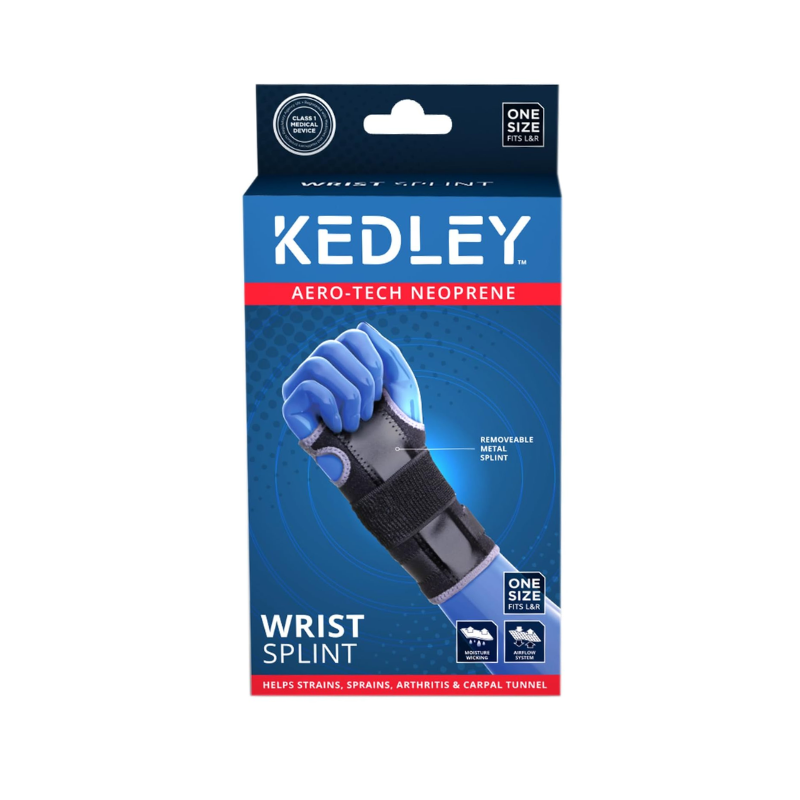 Kedley Aero-Tech Neoprene Wrist Splint W/ Metal