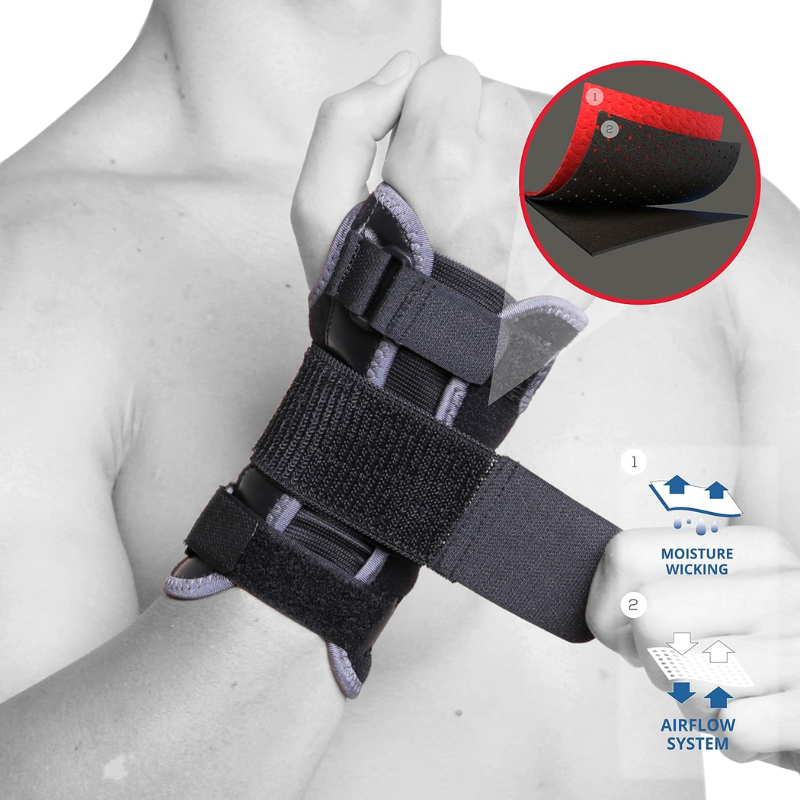 Kedley Aero-Tech Neoprene Wrist Splint W/ Metal