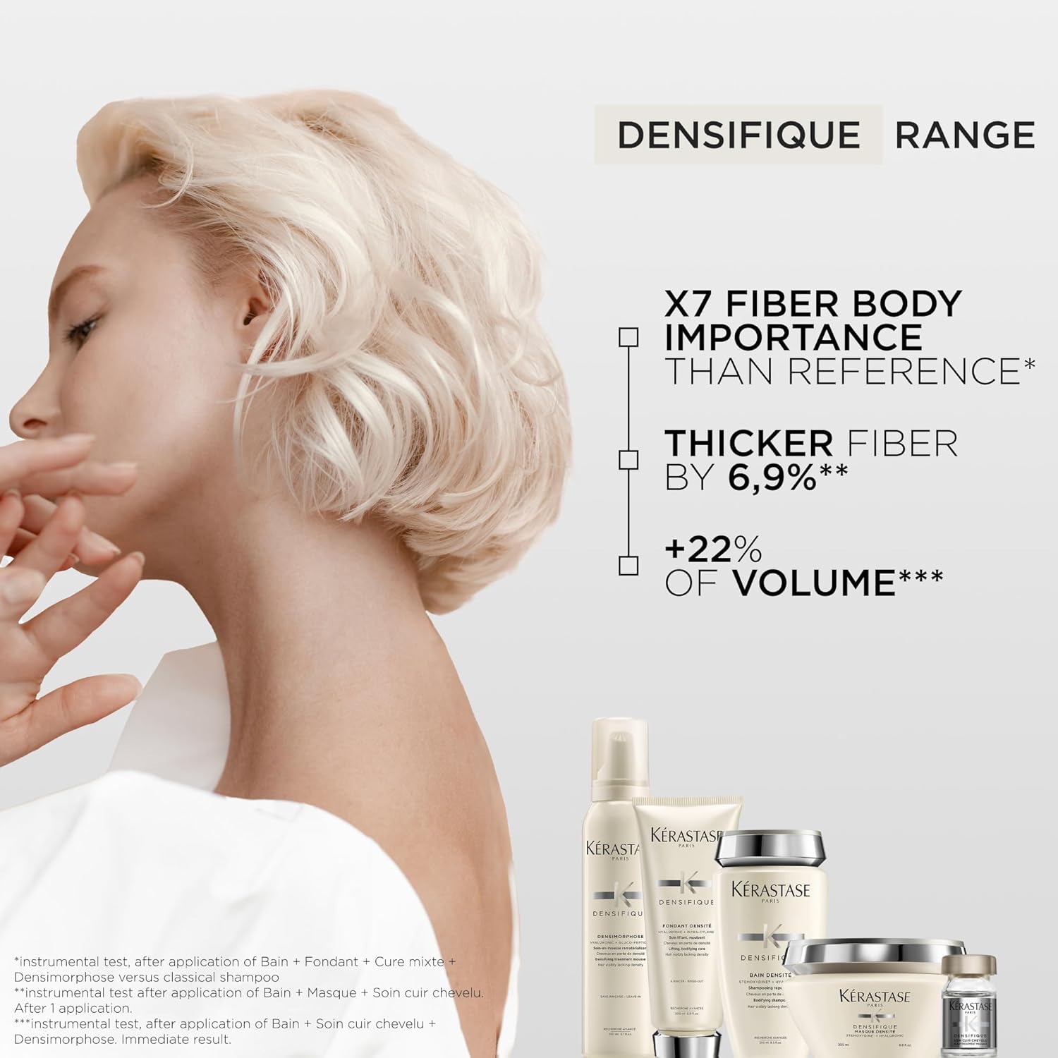 Kerastase Densifique Shampoo, Bodifying and Thickening Shampoo for Thinning or Fine Hair, 250ml