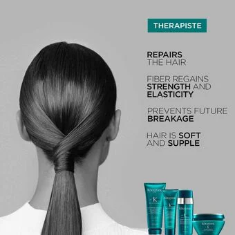 Kerastase Resistance Therapiste, Deep Repair Mask for Very Damaged & Over-Processed Hair - 200ml