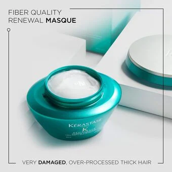 Kerastase Resistance Therapiste, Deep Repair Mask for Very Damaged & Over-Processed Hair - 200ml