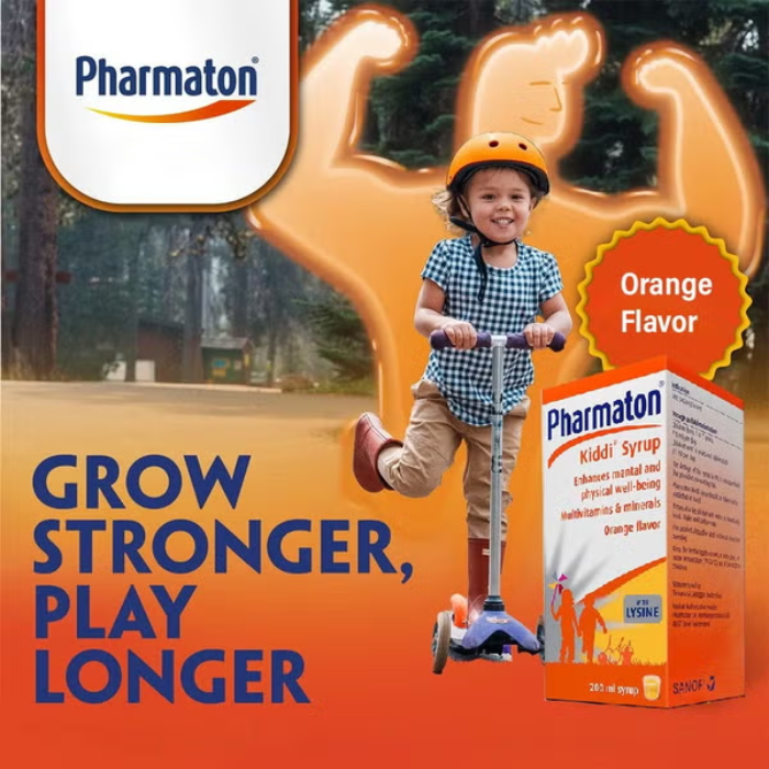 Kiddi Pharmaton Syrup 200 ml Bottle