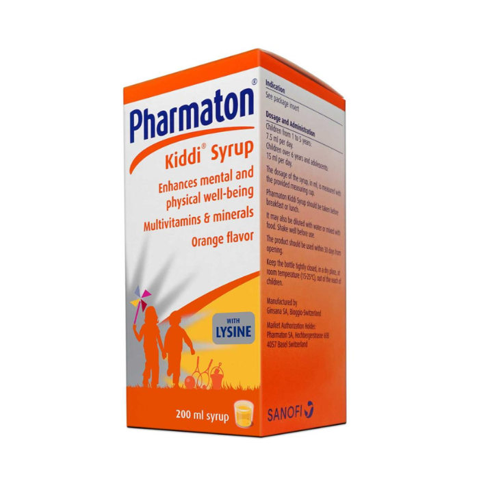 Kiddi Pharmaton Syrup 200 ml Bottle
