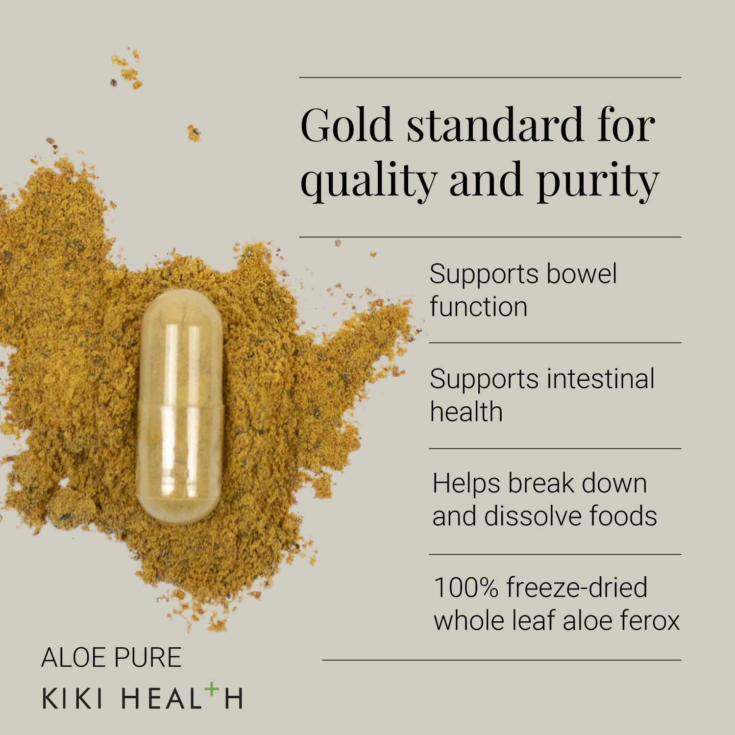 KIKI Health Aloe Pure 20 Vegetable Capsules