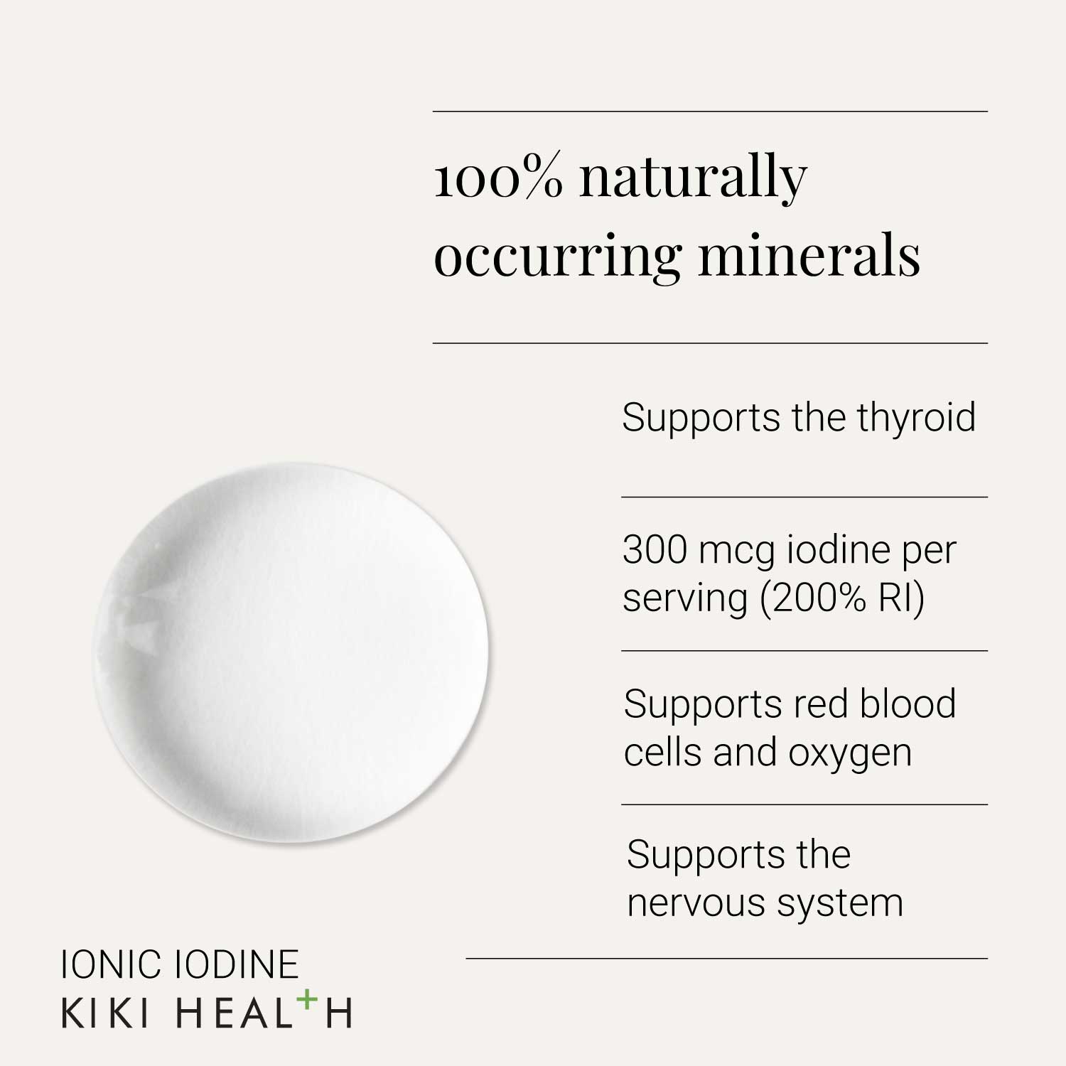 KIKI Health Ionic Iodine Liquid Concentrate 50ml