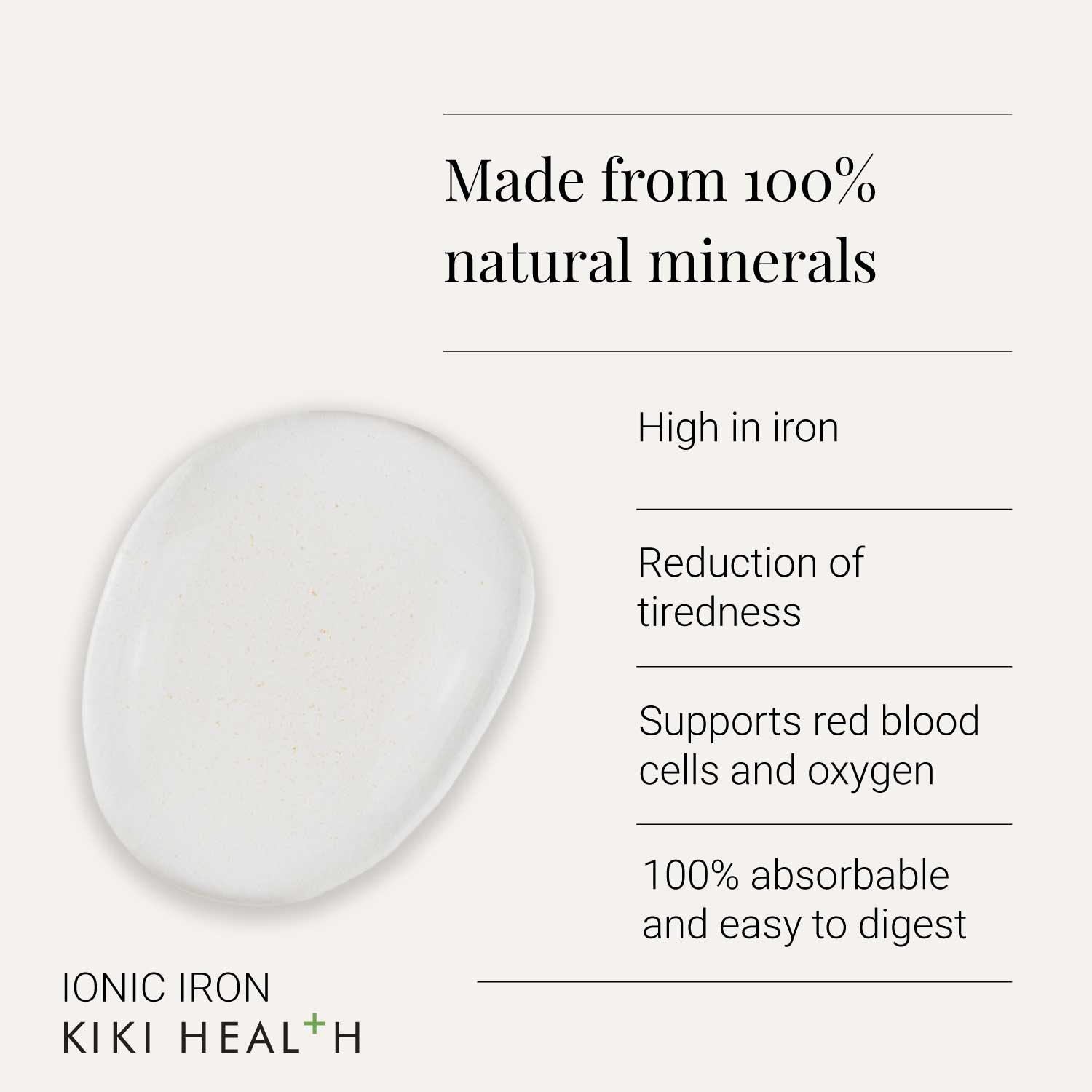 KIKI Health Ionic Iron Liquid Concentrate 50ml
