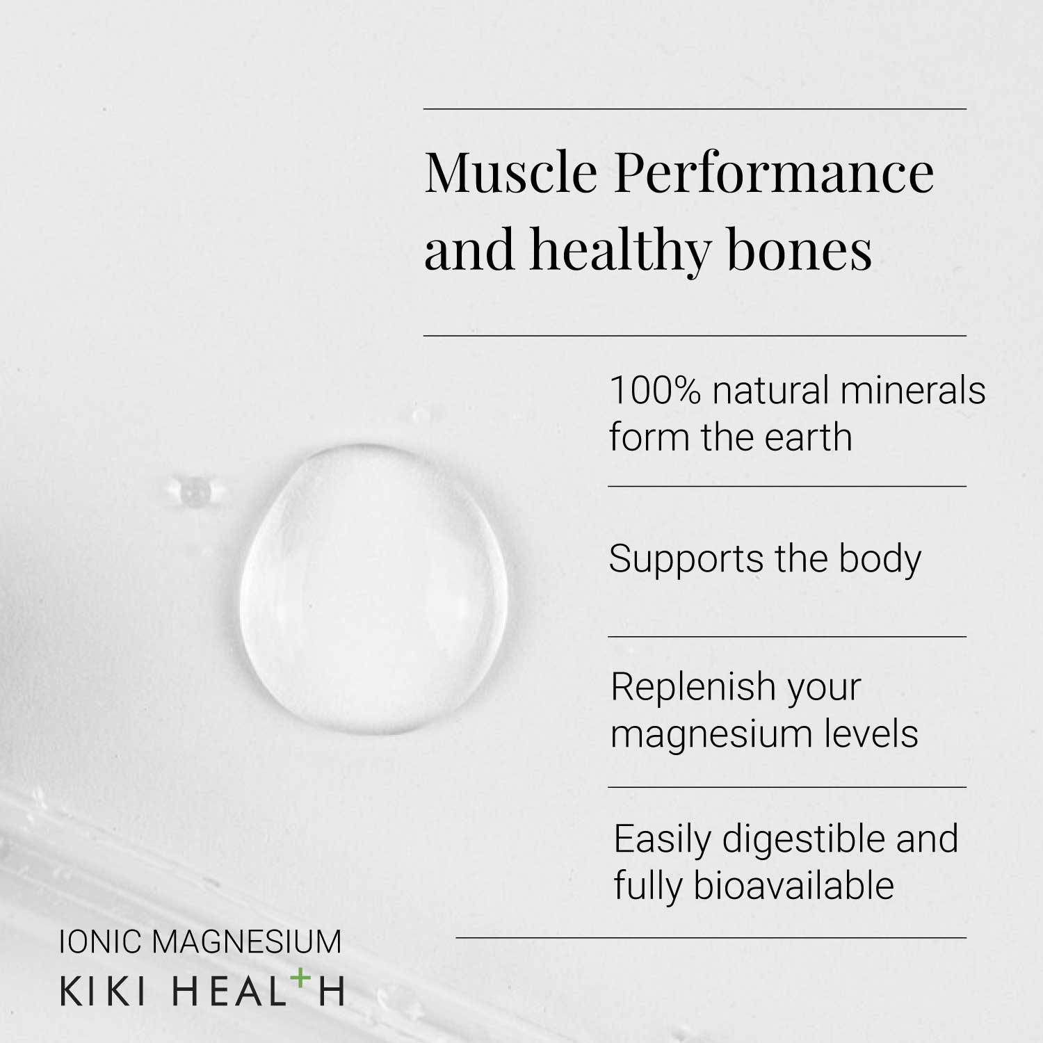 KIKI Health Ionic Magnesium Liquid Concentrate 50ml