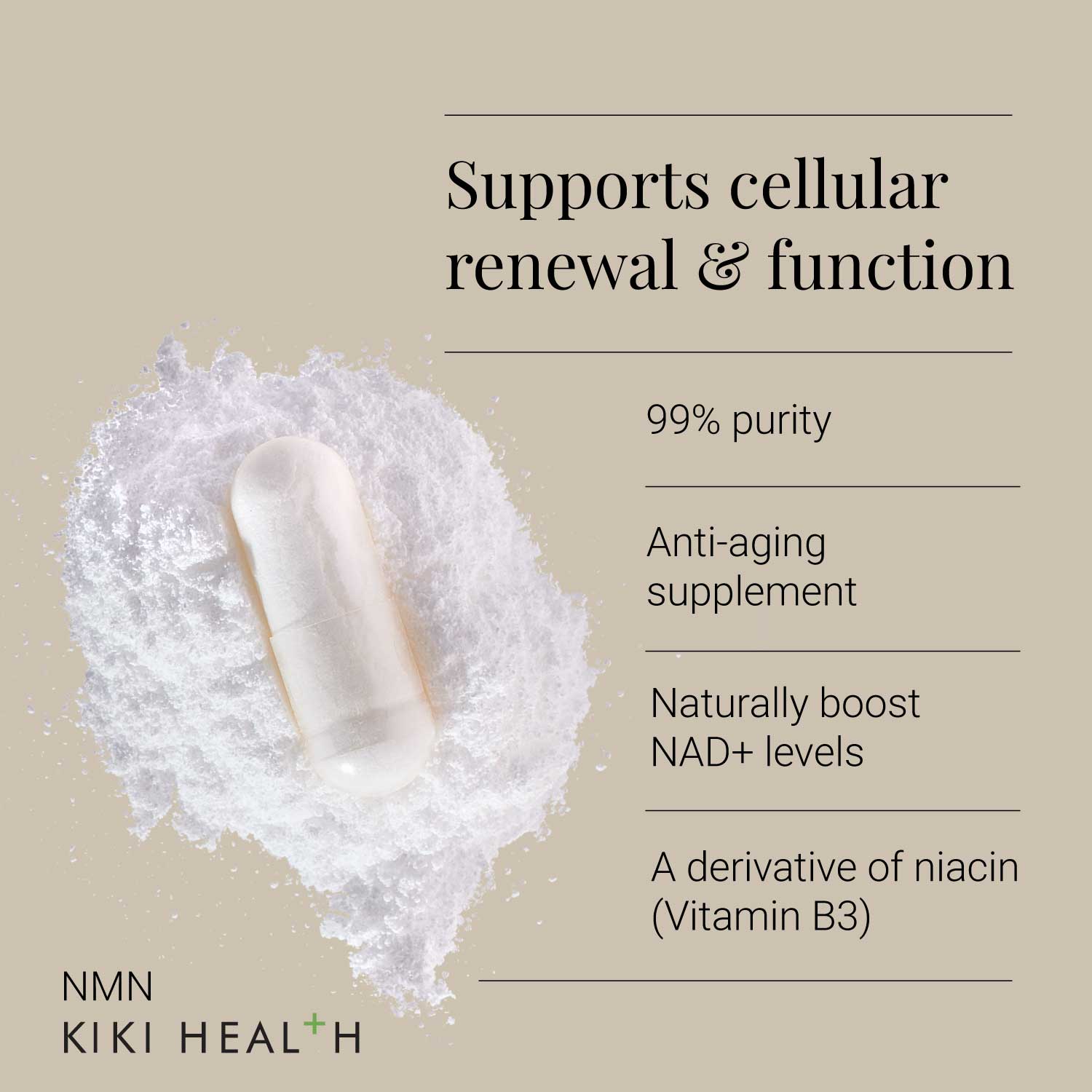 KIKI Health NMN Vegetarian Capsule 60s