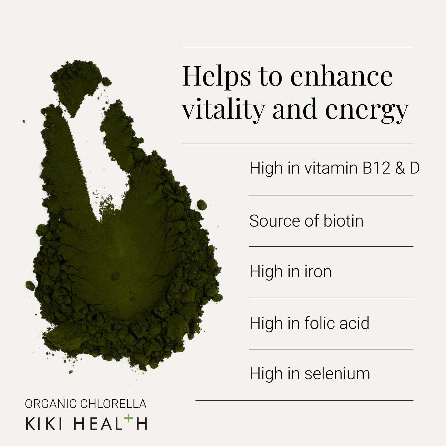 KIKI Health Organic Chlorella 200g