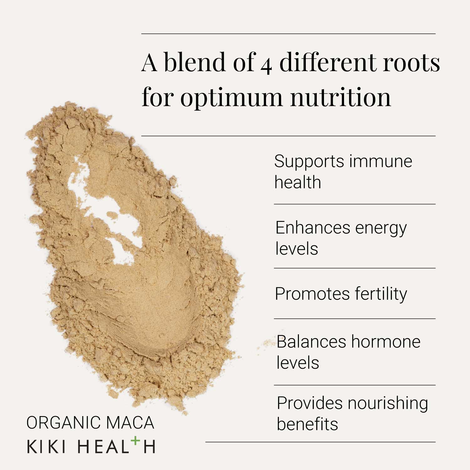 KIKI Health Organic MACA Powder 100g