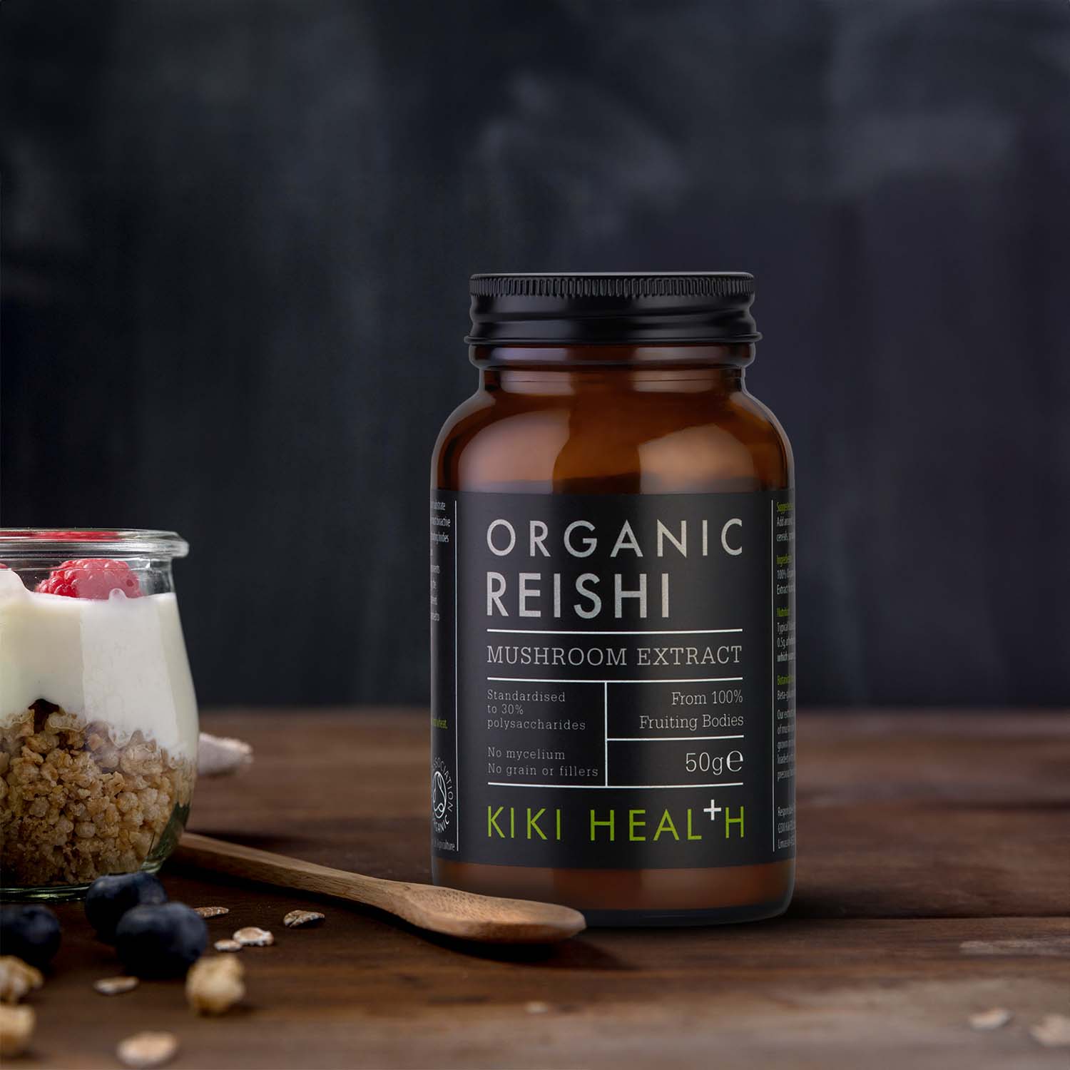 KIKI Health Organic Mushroom Reishi Powder 50g