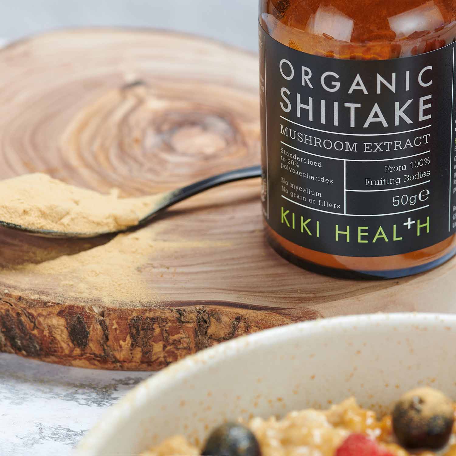 KIKI Health Organic Mushroom Shiitake Powder 50g