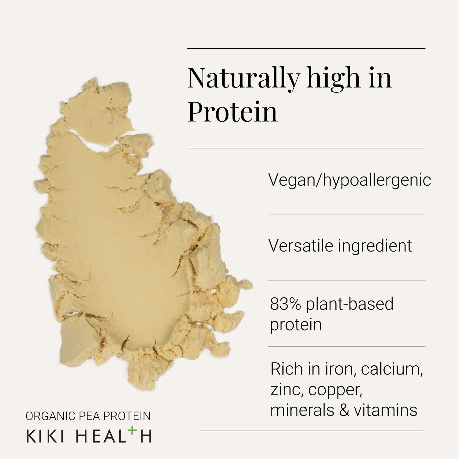 KIKI Health Organic Pea Protein 170g