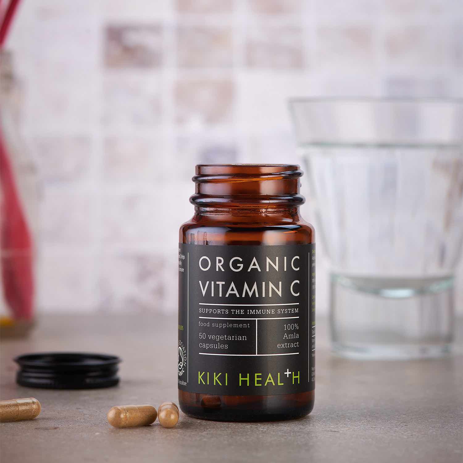 KIKI Health Organic Vitamin C Vegi-Capsules 50s