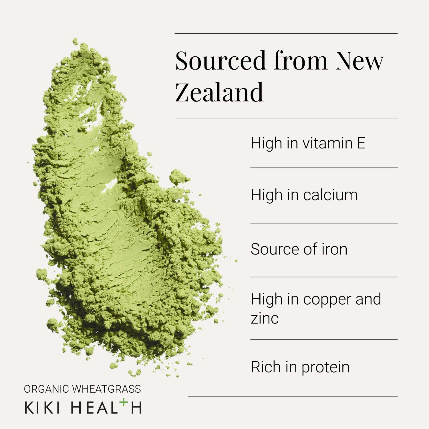 KIKI Health Organic Wheatgrass Powder 100g