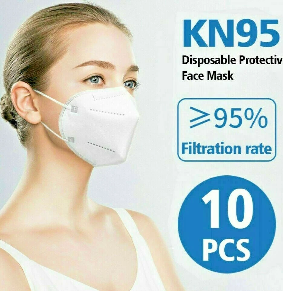 KN95 5Layer Protective Face Mask Without Filter 10 Pcs/Box