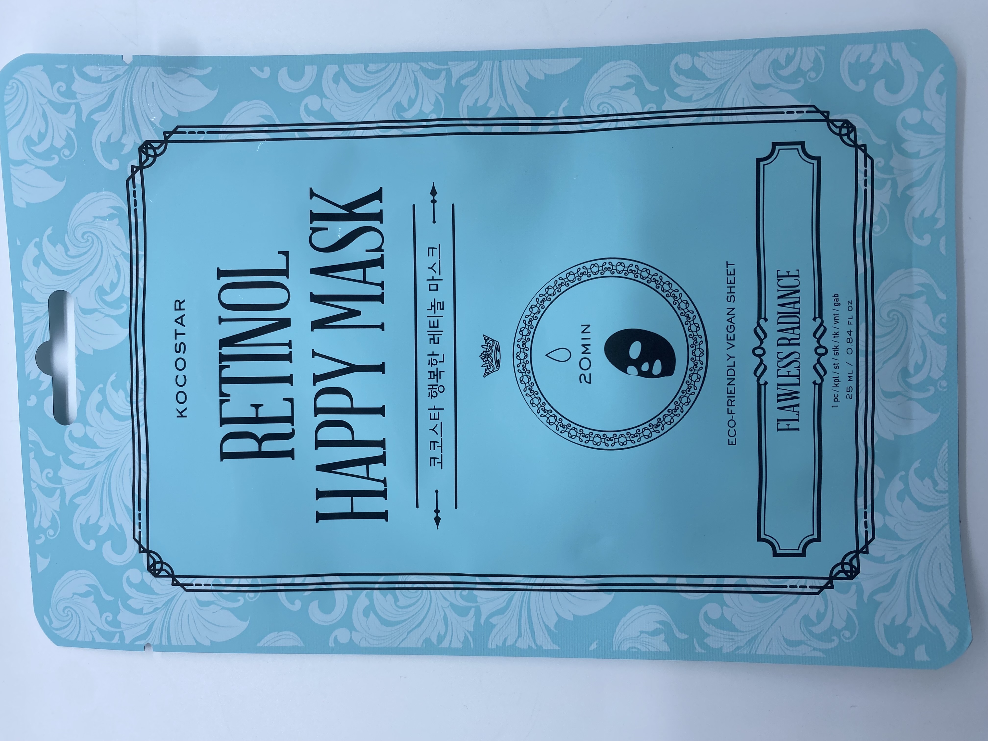 Kocostar Happy Mask Facial Sheet Retinol 23ml 1s
