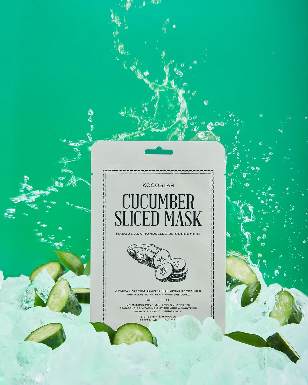 Kocostar Slice Mask Facial Sheet Cucumber 15ml 1s