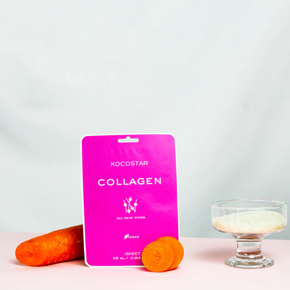Kocostar Vegan Facial Mask Sheet Collagen 25ml 1s