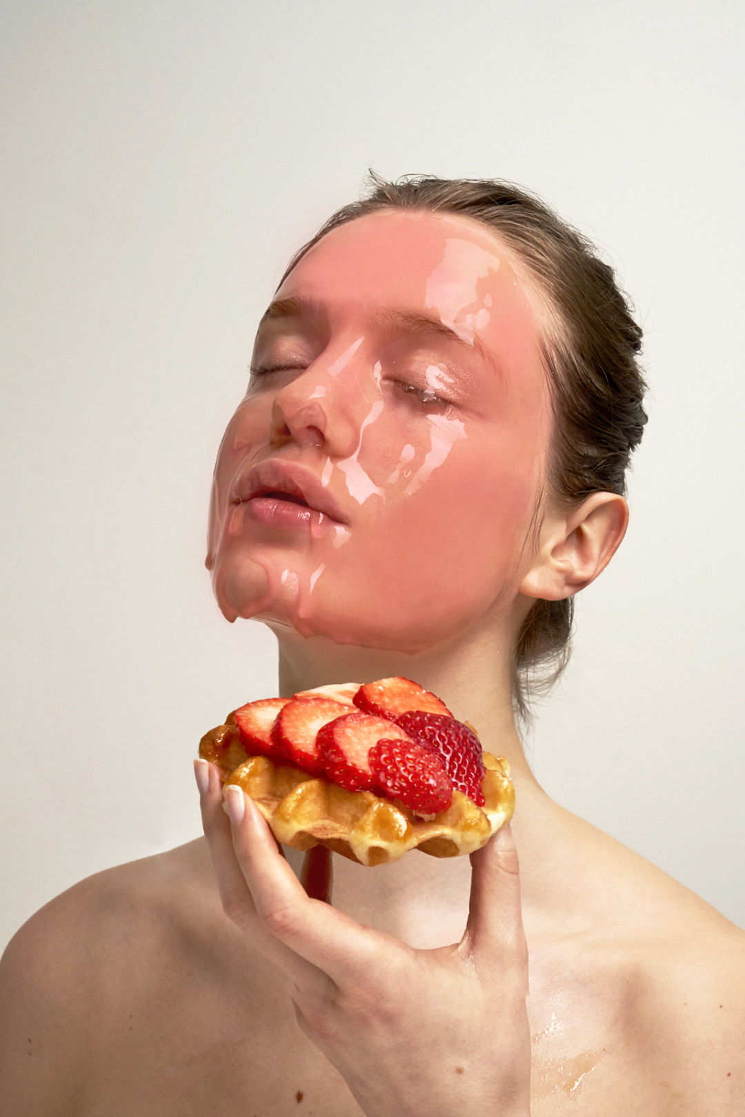 Kocostar Waffle Mask Facial Sheet Honey 40g 1s