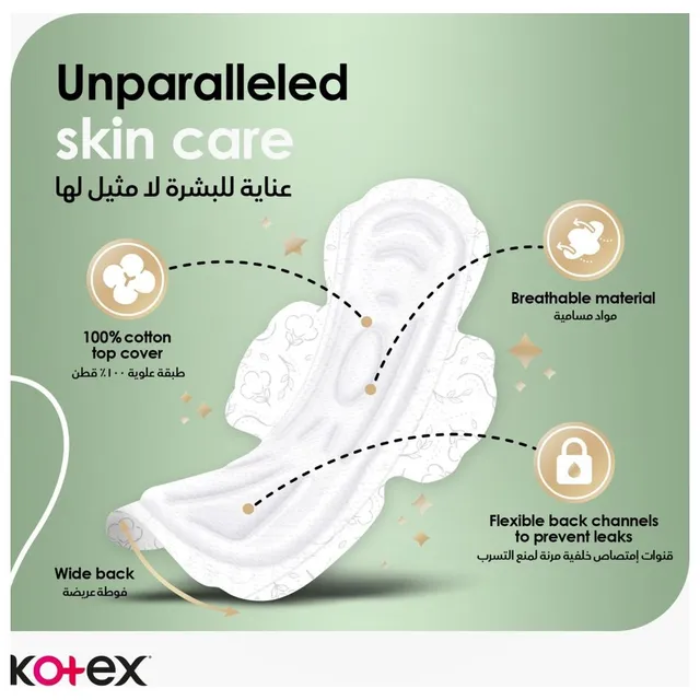 Kotex Maxi Thick Pads Mega Pack Natural 44s Promo