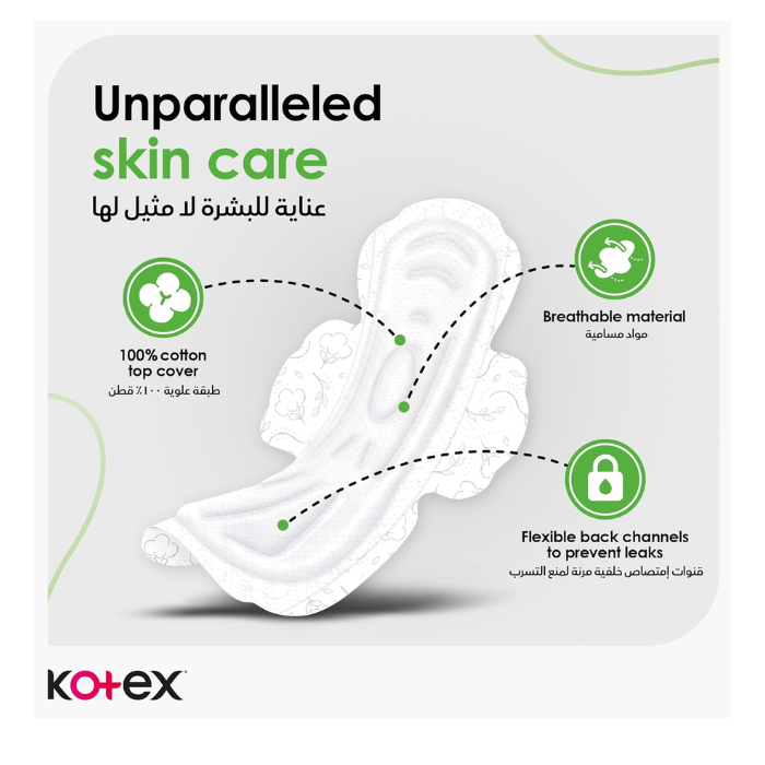 Kotex Maxi Protect Pads Mega Pack Natural 50s Promo