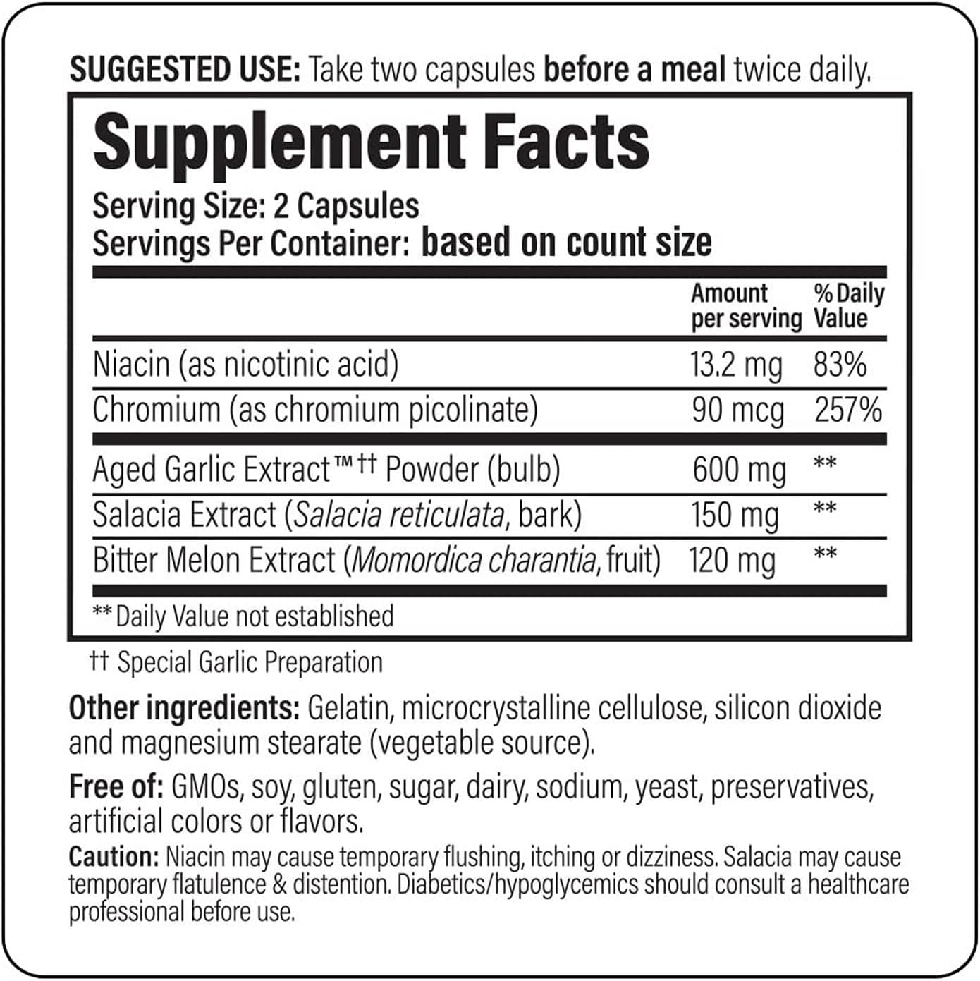 Kyolic Blood Sugar Balance 100 Capsules