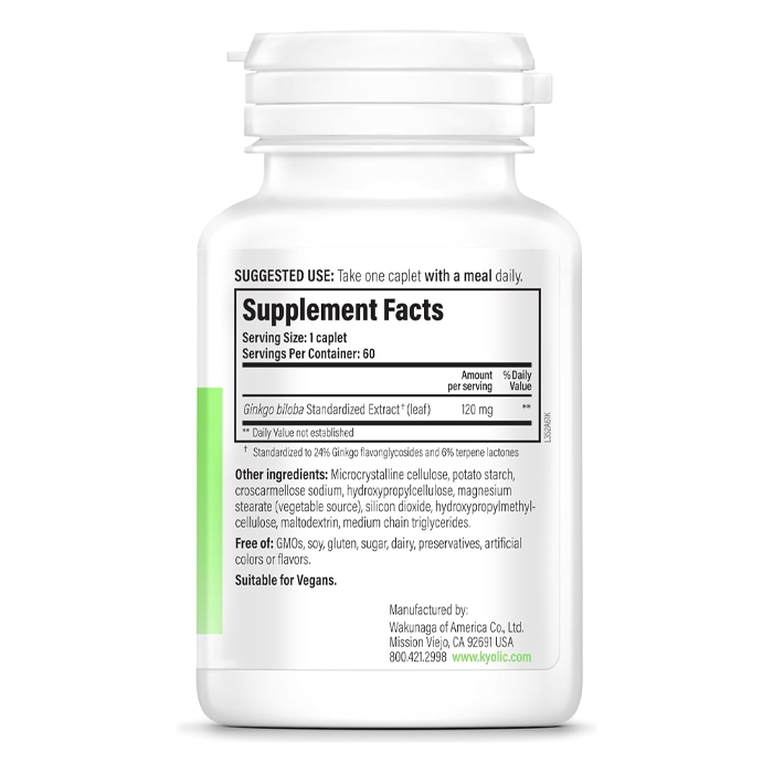 Kyolic Brain Focus 60 Vegetarian Caplets