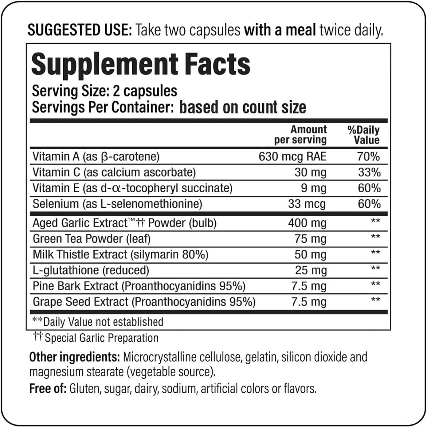 Kyolic Formula 105 Detox & Anti Aging 100 Capsules