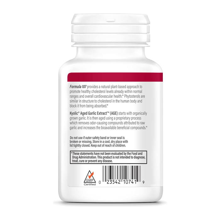 Kyolic Formula 107 Phytosterol 80 Capsules