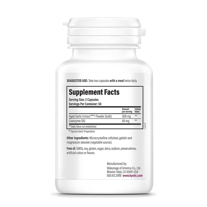 Kyolic Formula 110 Coq10 100 Capsules