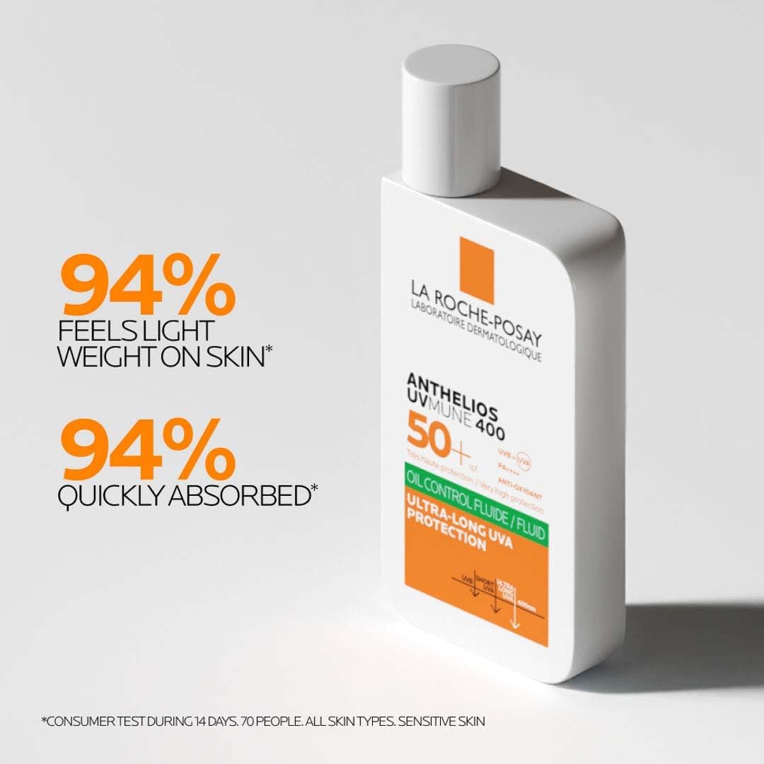 La Roche Posay Anthelios UVMune 400 Oil Control (SPF50+) 50ml  (1+1 PROMO)
