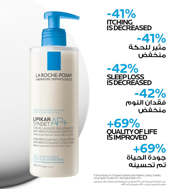 La Roche Posay Lipikar Syndet Ap+ Cream Wash 400ml