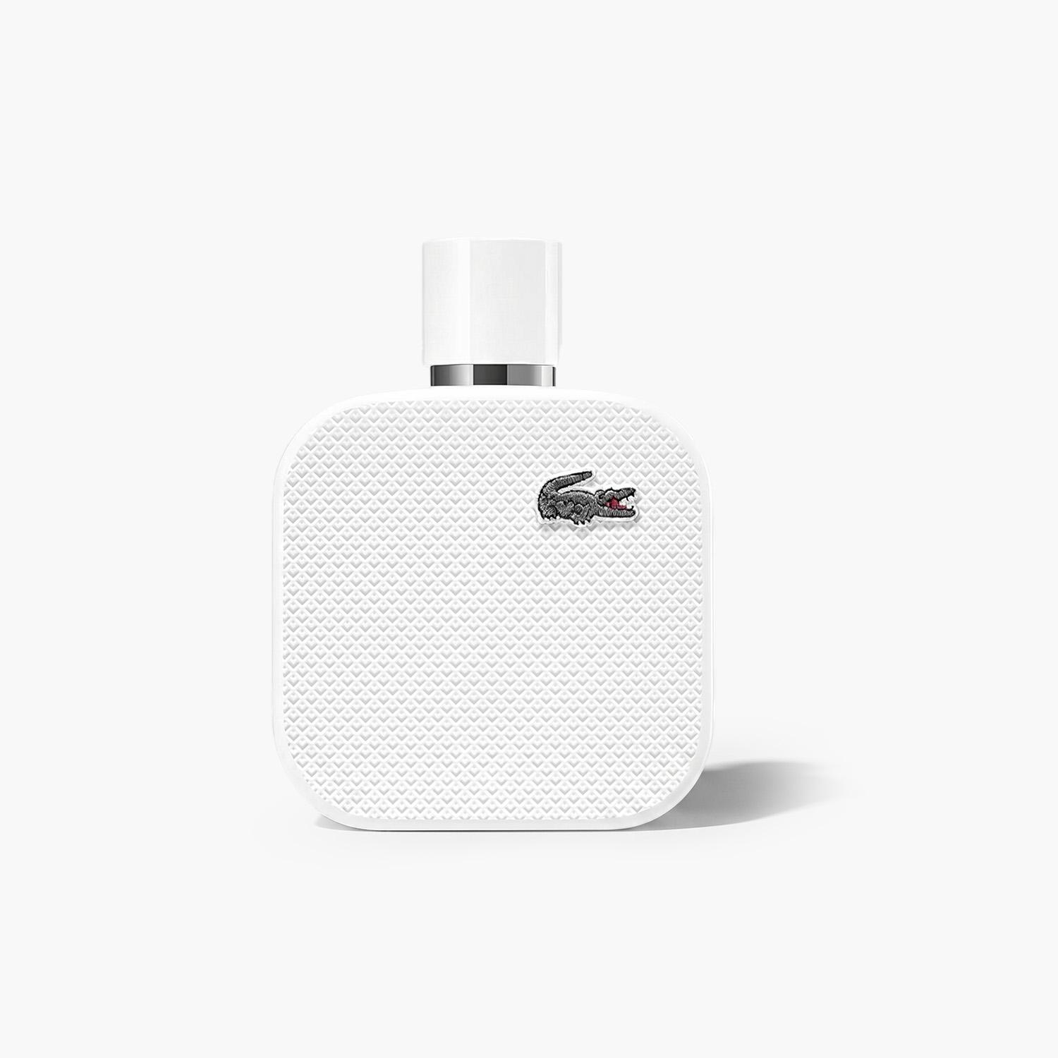 Lacoste L.12.12 Blanc Eau de Toilette, Men’s Fresh Woody Floral Fragrance, 100ml